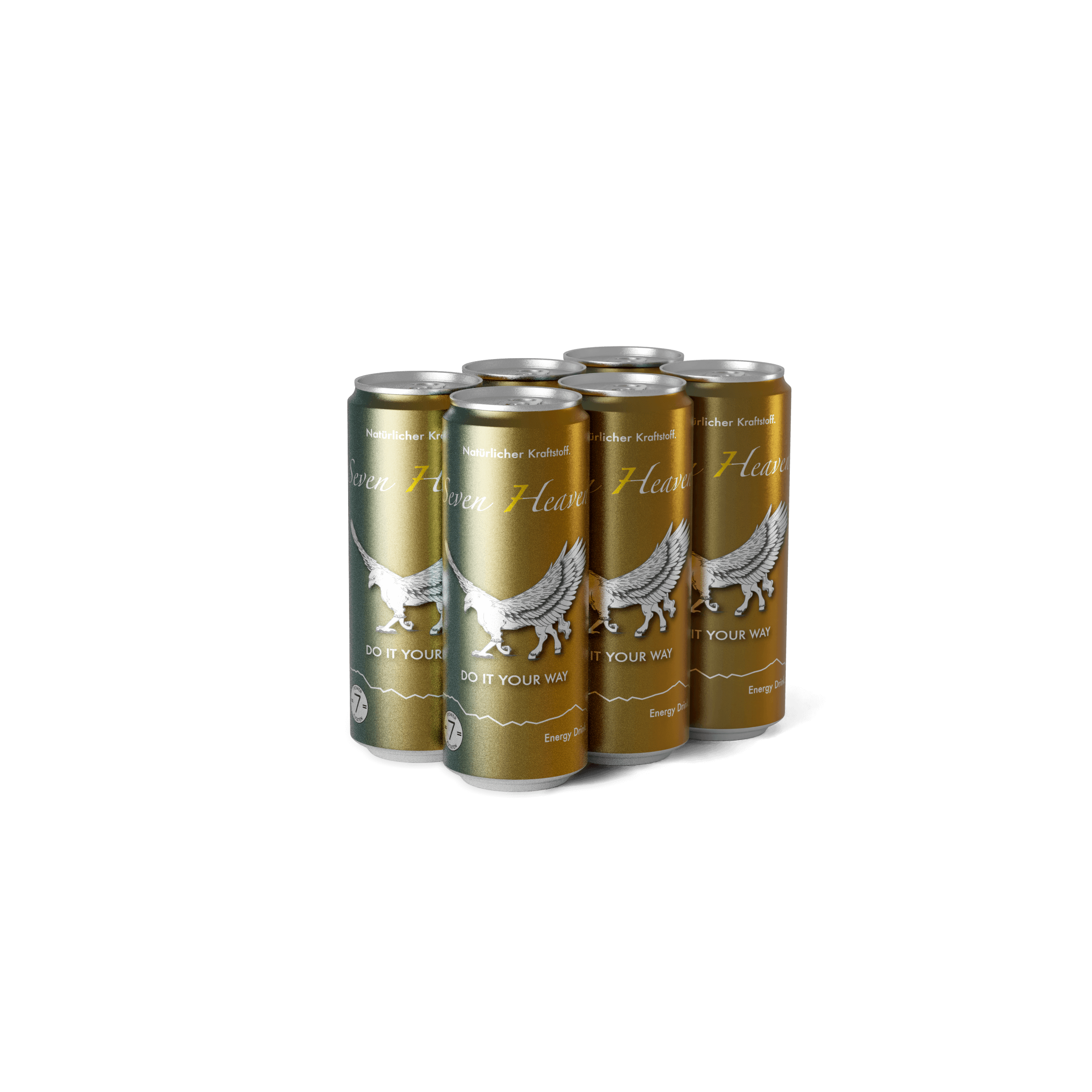 6 Dosen (4 Dosen + 2 Dosen Gratis) Dosen Seven Heaven® Limited Energy Edition